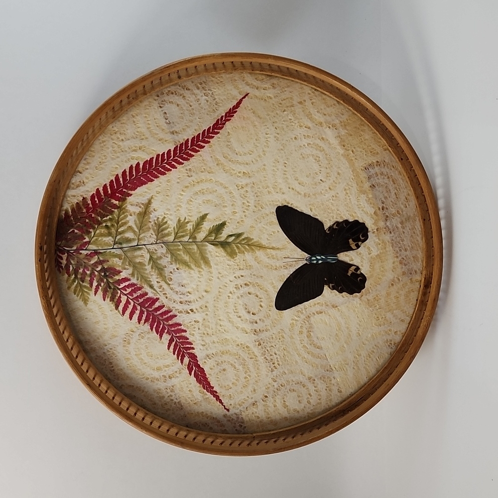 Vintage Butterfly Tray